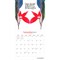 Brush Dance; Live with Intention | 2027 12 x 24 Inch (Hanging) Monthly Square Wall Calendar | Featuring the Artwork of Renee Locks | Plastic-Free; Category:Wall Calendars; Image:5